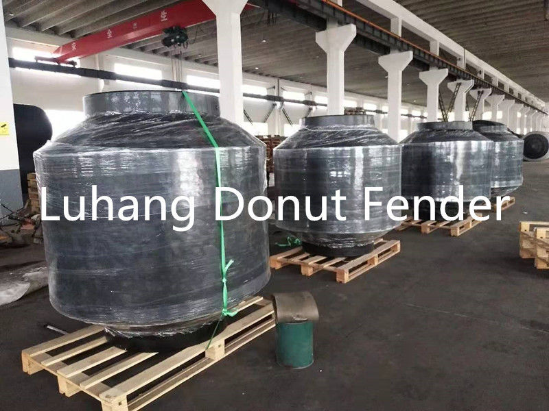 Foam Filled PU Coated Rotational Donut Fender For Piles