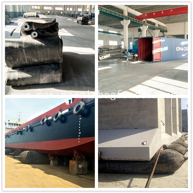 6 Layers Ship Launching Airbags Docking Rubber Airbags For Boat Lifting