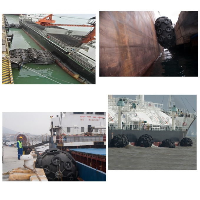 Floating Yokohama Pneumatic Rubber Fender No Air Leakage Emergency Fendering 3
