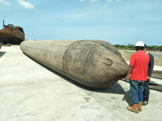 Inflatable Rubber Marine Airbag For Ship Launching And Lifting 1.5*16M 10 Layers 3