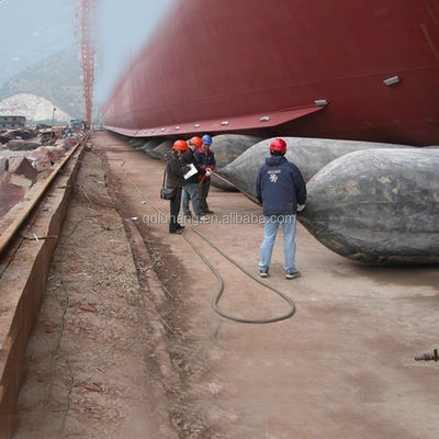 ISO Certification Natural Rubber Inflatable Lifting Salvage Airbags 1.5*18m 12 Layers