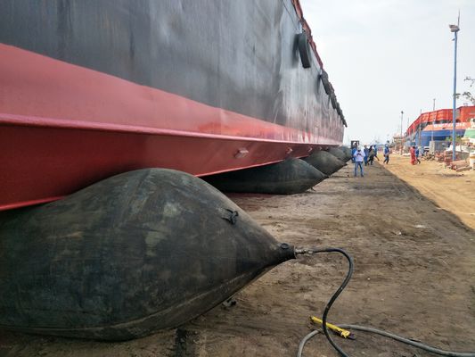 Marine Air Bags For Ship Launch Or Dock Customizable Shipyards Shipairbags