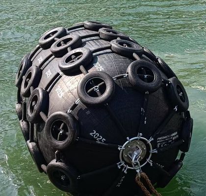 Pneumatic Marine Fender With Harnessing