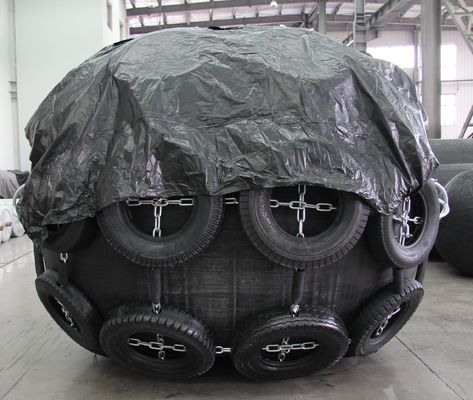 Yokohama Pneumatic Fender With Tire Net 2.5mX3 M