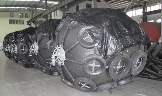 Yokohama Pneumatic Fender With Tire Net 2.5mX3 M