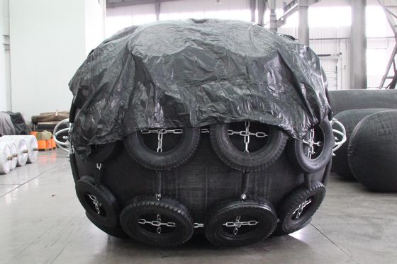 Yokohama Pneumatic Fender With Tire Net 2.5mX3 M