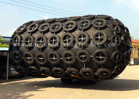 Floating Berthing Nylon Rubber Pneumatic Marine Fender