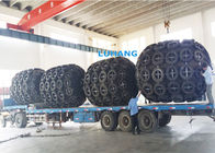 Floating Ship Rubber Fender Synthetic Tyre Cord Layer With Safety Valve