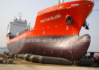 1.5m X 15m Marine Rubber Airbag Launching Ships Natural Rubber And Tyre Cord Material