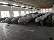 Black Salvage Marine Rubber Ship Launching Airbags