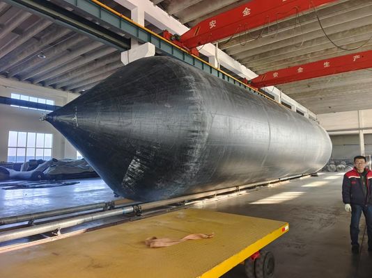5.15m X 25m Buoyancy Airbag With Tyre Cord Rubber Layer And ISO14409 Certificate