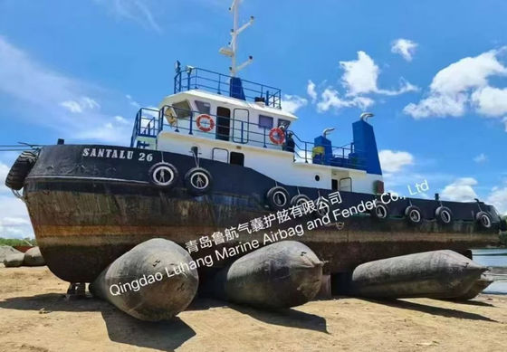 Ship Launching And Lifting Marine Inflatable Rubber Airbag