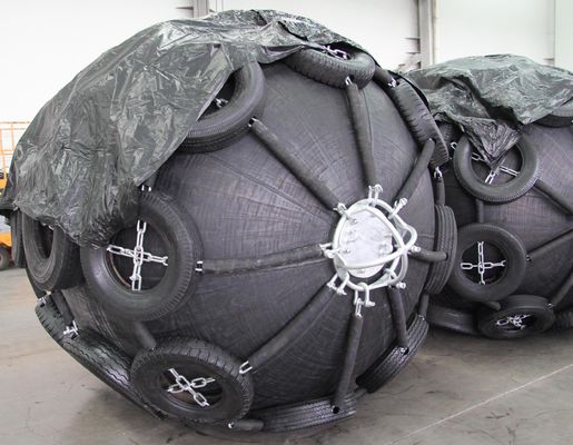 Yokohama Pneumatic Fender With Tire Net 2.5mX3 M