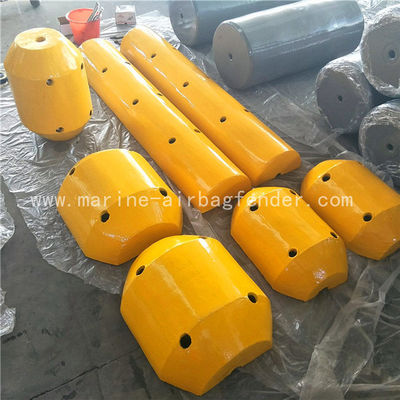 Bright Color Deep Sea Marine Mooring Buoy With Removable Steel Frame
