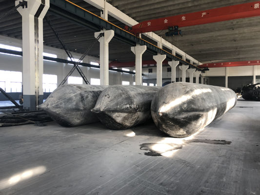 Natural Rubber Floating Salvage Ship Launching Airbags 6 Layer